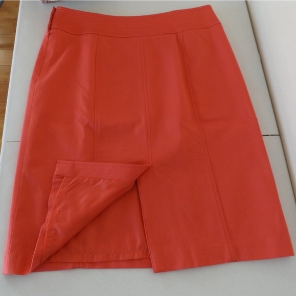 Kasper Size 10 Red Pencil Skirt - Picture 5 of 11